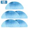 Washable Reusable Microfiber Mop Cloth Kit For ILIFE A30/A30 Pro Robot Vacuum And Mop, Blue, 2/5 Pcs