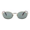 Prada Full Frame Design Metal Acetate Oval Sunglasses Women Sunglasses Tortoiseshell SPR65Z_EZVN_FE70L_C_055