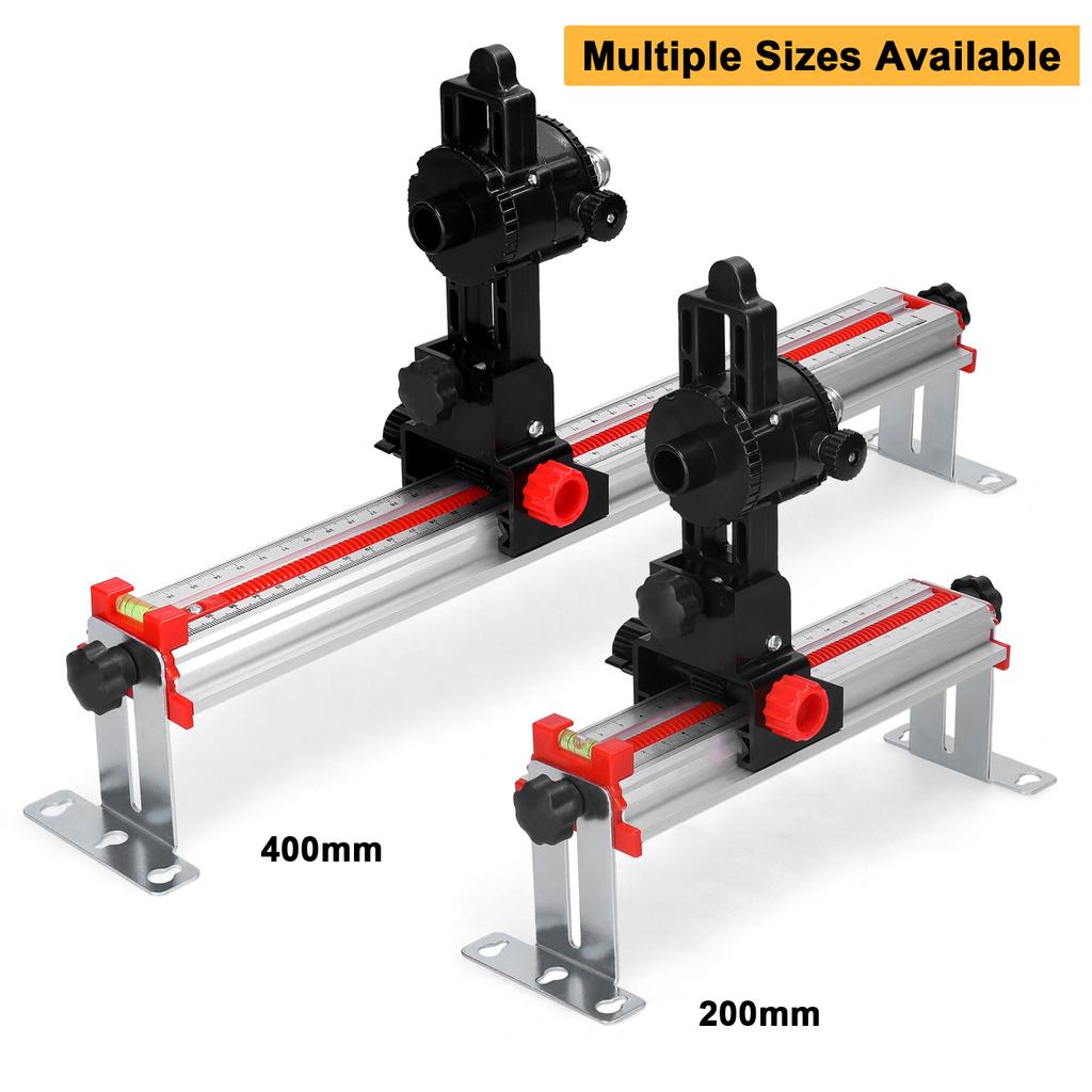 Stable Mounting Aluminum Alloy Construction Adjustable Laser Level Bracket Laser Level Accessory with 1/4inch to 5/8inch Univers