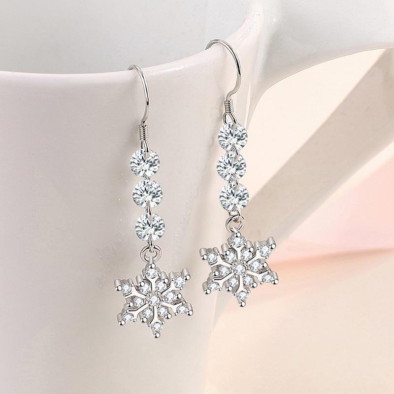 Lindon – boucles d'oreilles en alliage de cuivre et Zircon pour femmes, cadeaux de fête de mariage