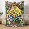 Legend Zelda Print Flannel Blanket High Quality Warm Comfortable Cover for All Seasons Perfect for Gifts Home Decor