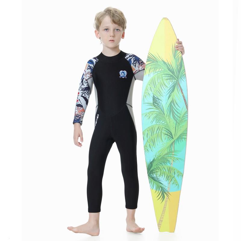 2.5MM Diving Suit Boys Warm Snorkeling Surfing Training Jellyfish Swimsuit R003 Speed Dry Cartoon