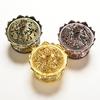 Tibet Collect Bronze Auspicious Lotus Shape Statue Box Incense Burner Censer