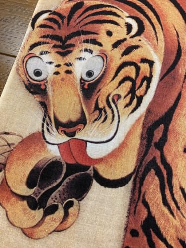 Altes und modernes Handtuch: Tiger von Ito Jakuchu