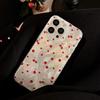 Pink Strawberry Phone Case For IPhone 17 Air 16 15 14 13 12 11 Pro Max Cover For IPhone 16 15 14 Plus Case Cover Funda Bumber