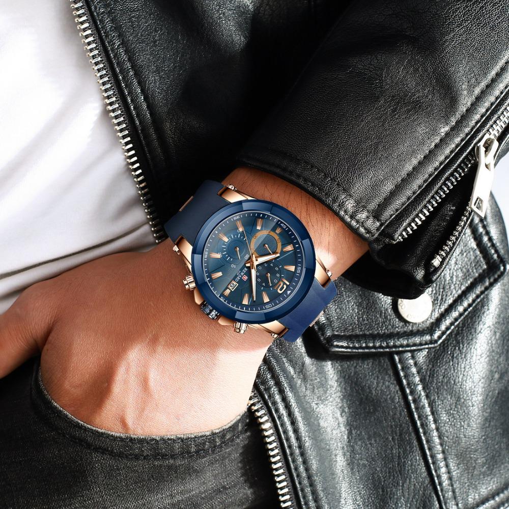 Acquista CURREN Orologio con cinturino in acciaio Calendario semplice Orologio da lavoro con quadrante grande Impermeabile alla moda da uomo in Italia a partire da 65