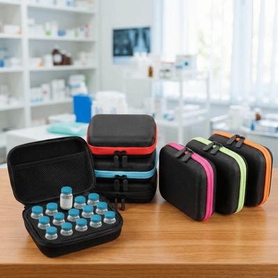 10ML Insulin Vial Storage Case Waterproof 15 Slots Insulin Vial Protector Shockproof Dust-proof Essentials Oil Case Diabetics
