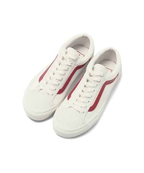 [Vans] Style 36 - Marshmallow:Racing Red VN0A3DZ3OXS1