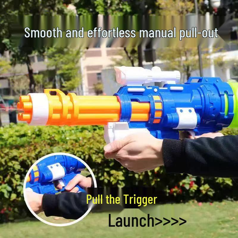 Kids’ XL High-Pressure Gatling Water Gun for Beach Battles