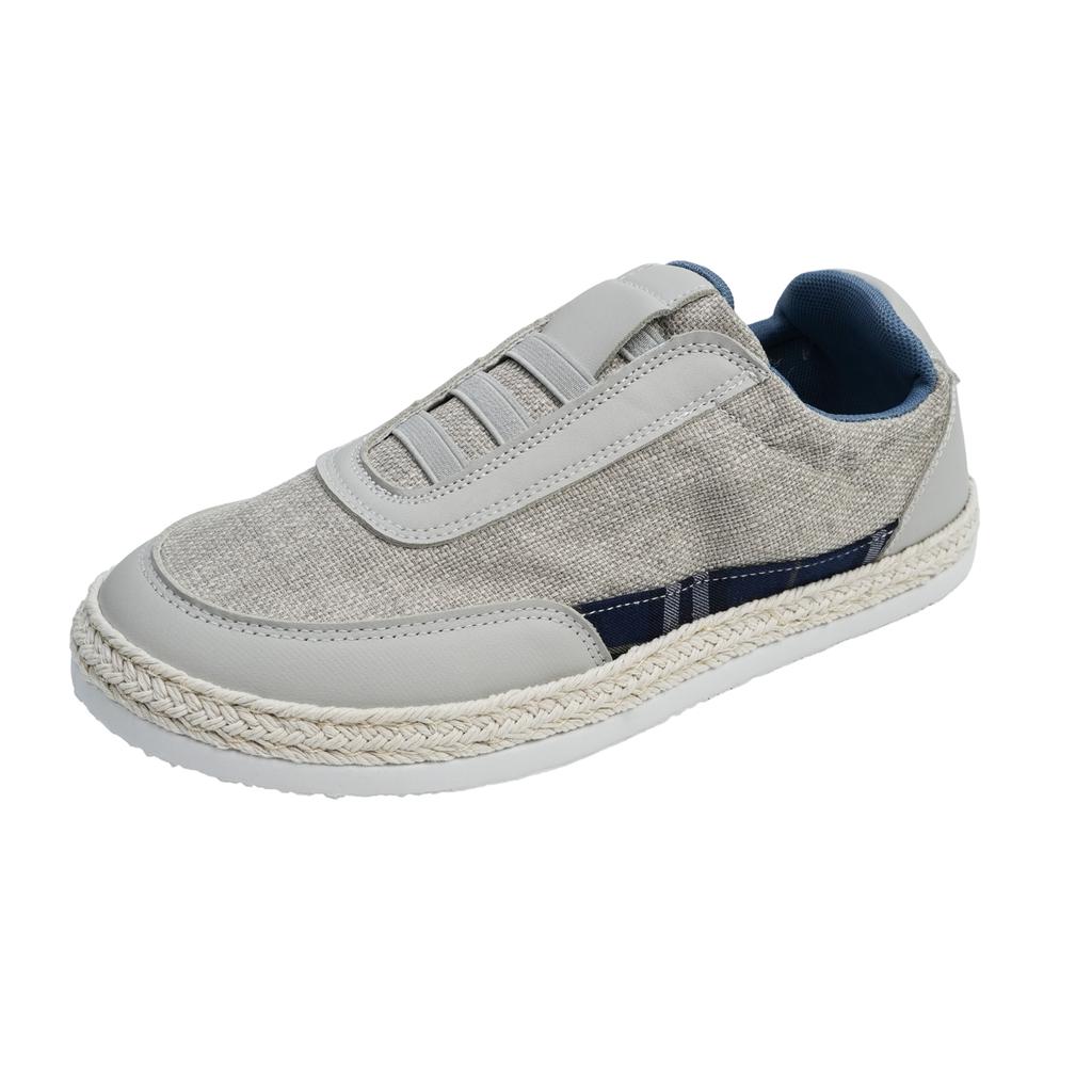 Fisherman'S Woven Slip On Casual Shoes Four Seasons Fashion Breathable Lightweight Soft-Sole Comfort Outdoor Men'S Walking Shoes