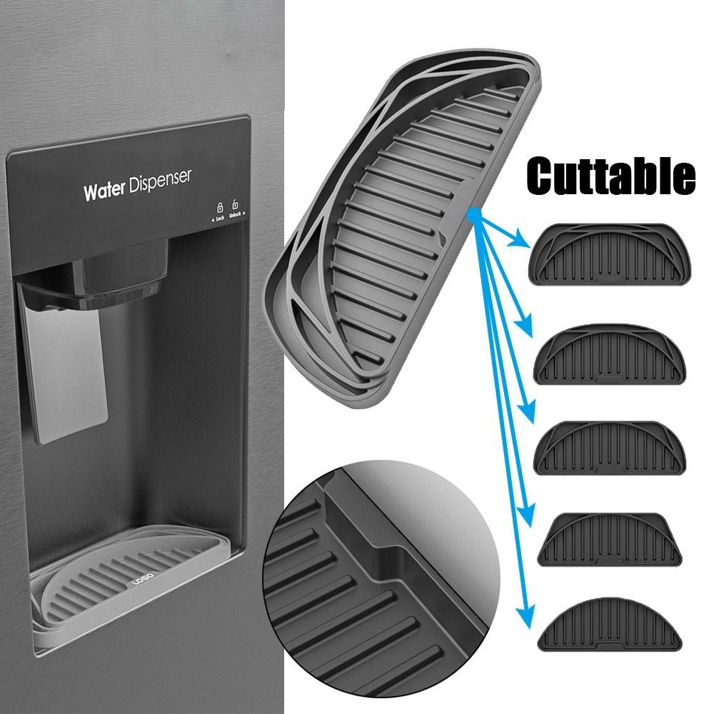 

Practical Home Catch Spills Water Pads Silicone Fridge Drip Pan Water Dispenser Tray Overflow Pad
