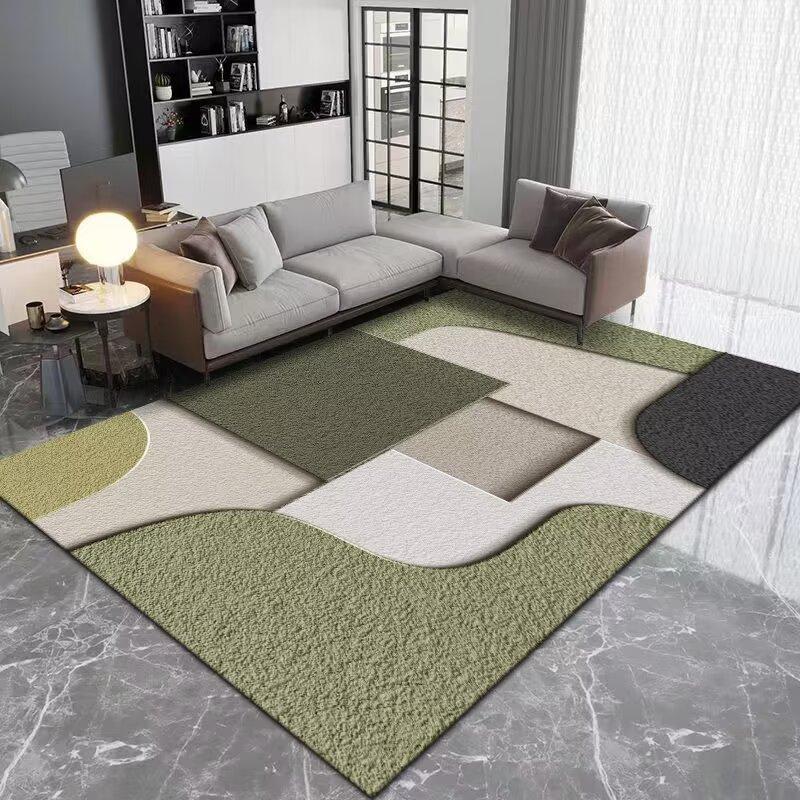 Nordic Geometric Large Living Room Carpets Bedroom Bedside Children Tatami Soft Floor Mat Home Sofa Area Non-slip Rugs Bathroom