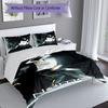 3pcs Custom Name Michael Jackson Set,Includes 1 Duvet Cover and 2 Pillowcases,All-season Bedroom Decor