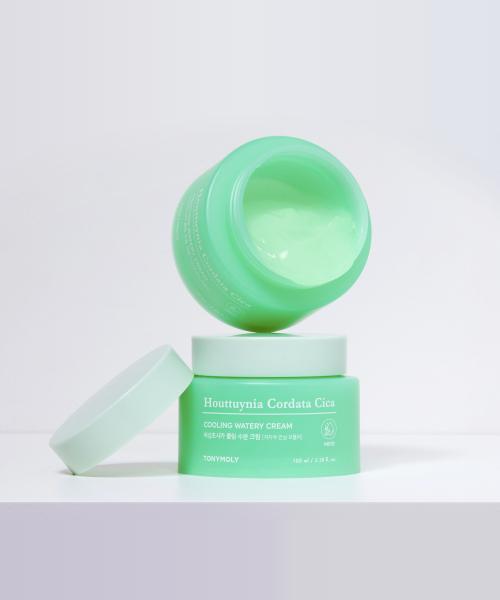 TONYMOLY [2pack] Houttuynia Cordata Cica Cooling Moisture Cream FREE