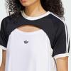 (WMNS) adidas Originals R3CD Cali T-Shirt Asia Sizing 'Black White' Women's JZ6784