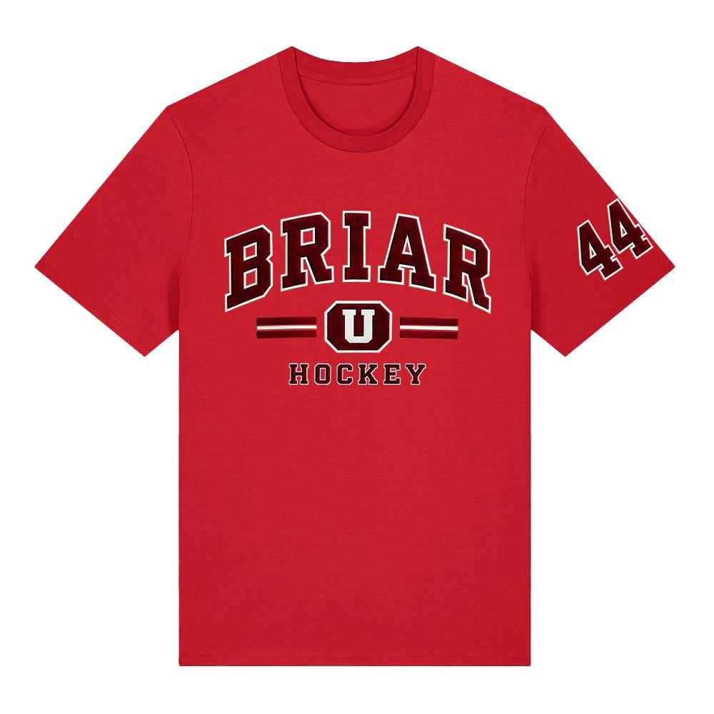 BRIAR HOCKEY 44 Off Campus T-Shirt Hockey Roman Buchliebhaber Tee Sommer Hohe Qualität Kurzarm Damen Herren Reine Baumwolle Y2K Kleidung