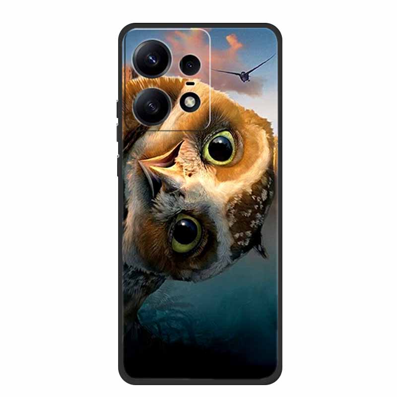 For Moto Edge 50 Pro Case Animals Soft Silicone TPU Phone Cases Back Cover For Motorola Edge 50 Pro 5G Wolf Protector Cool funda