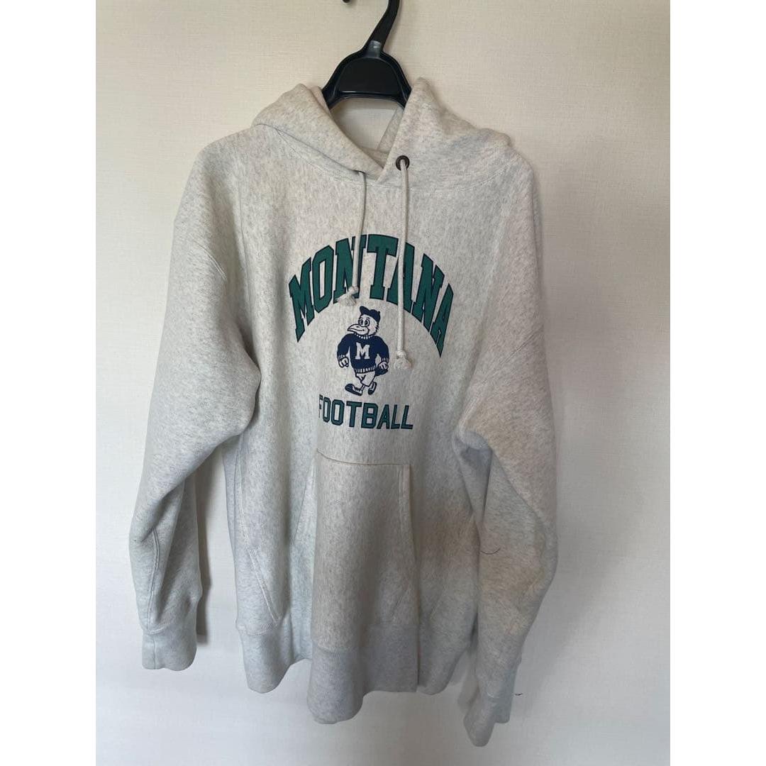 Used Champion Reverse Weave Parka MONTANA Blue Tag