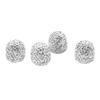 4 Pcs Bling Valve Stem Caps 15mm Stem Air Cover Tire Decoration Universal for Car MotorcycleSilver