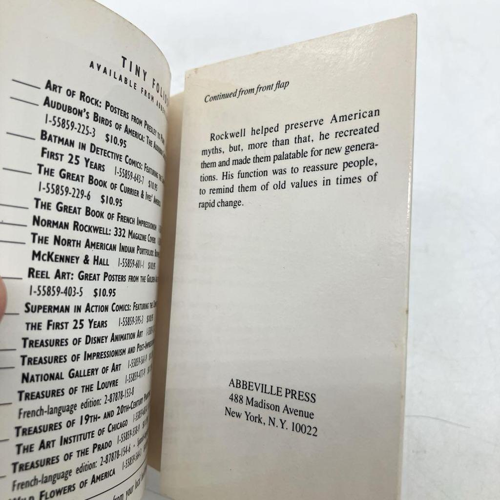 [USED] Norman Rockwell 332 MAGAZINE COVERS Mini Art Book