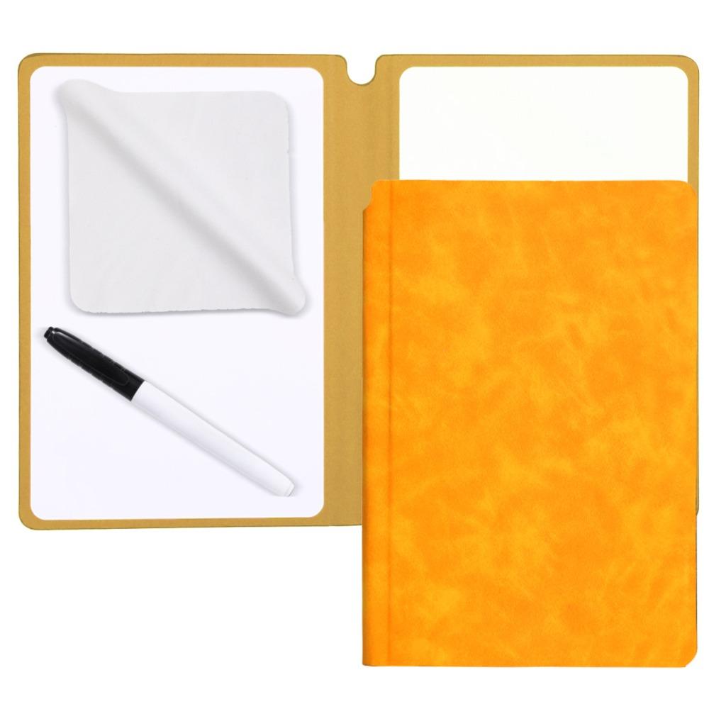 

Reusable Erasable Memo Pad A5 Writing Board Simple Whiteboard Notebook Students жовтий