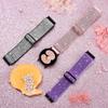 Elastic Shiny Strap For Samsung Galaxy Watch 6/5/pro/3/4/classic/Active 2 20mm/22mm Bohemian Pride Bracelet Huawei GT 3-2-e Band
