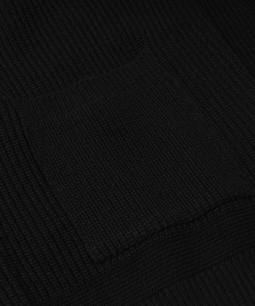 Frizmworks Heavy Wool Round Cardigan _ Black