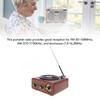 Bluetooth Speaker Vintage Record Player Speaker AM FM SW Radio Retro Rechargeable Portable Record Player Style Speaker