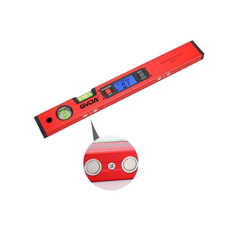 GVDA High-Precision Digital Angle Ruler with Magnetic Level and Aluminum Alloy Construction for Home Decoration