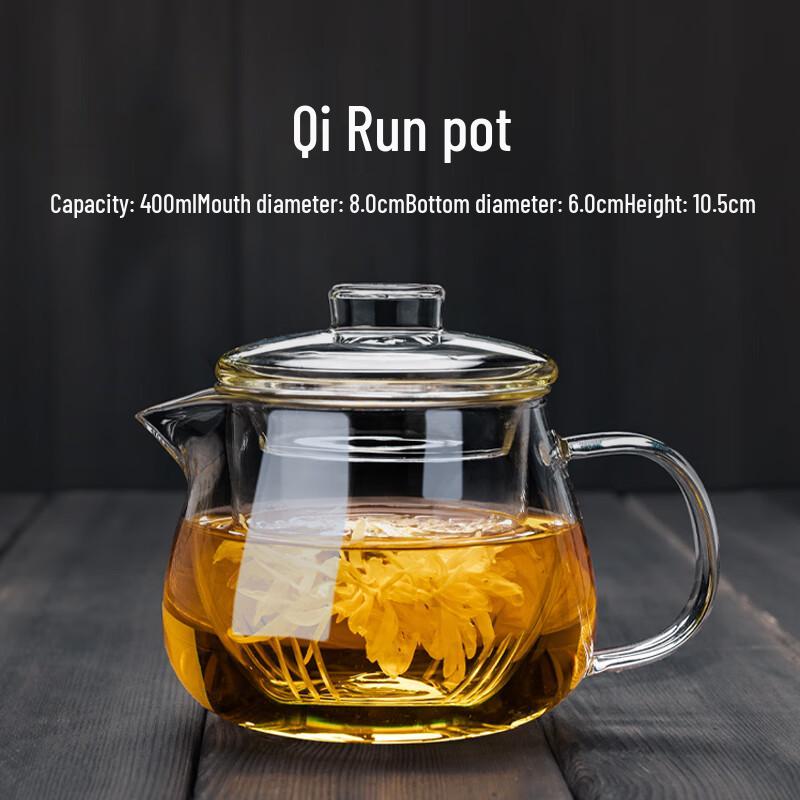 Gaoming Heat-Resistant Glass Penguin Teapot