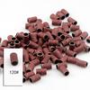 100pcs Nail Art Sanding Bands 80# 120# 180# Grinding Sand Ring Bit Manicure Tools