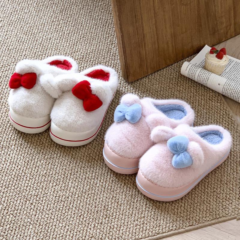Cute Winter Indoor Slippers For Women With Non Slip Eva Soles And Plush Design For Home Comfort