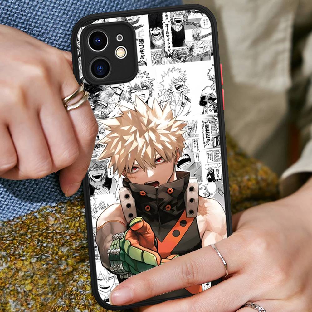 My H-Hero Academia D-Deku Phone Case For IPhone 16 15 14 13 12 11 Pro Max 7 8 6 6s Plus Matte Cover