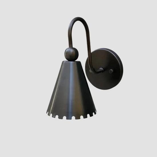 Retro Messing Vegglampe – Tidløs Sjarm Belysningsarmatur