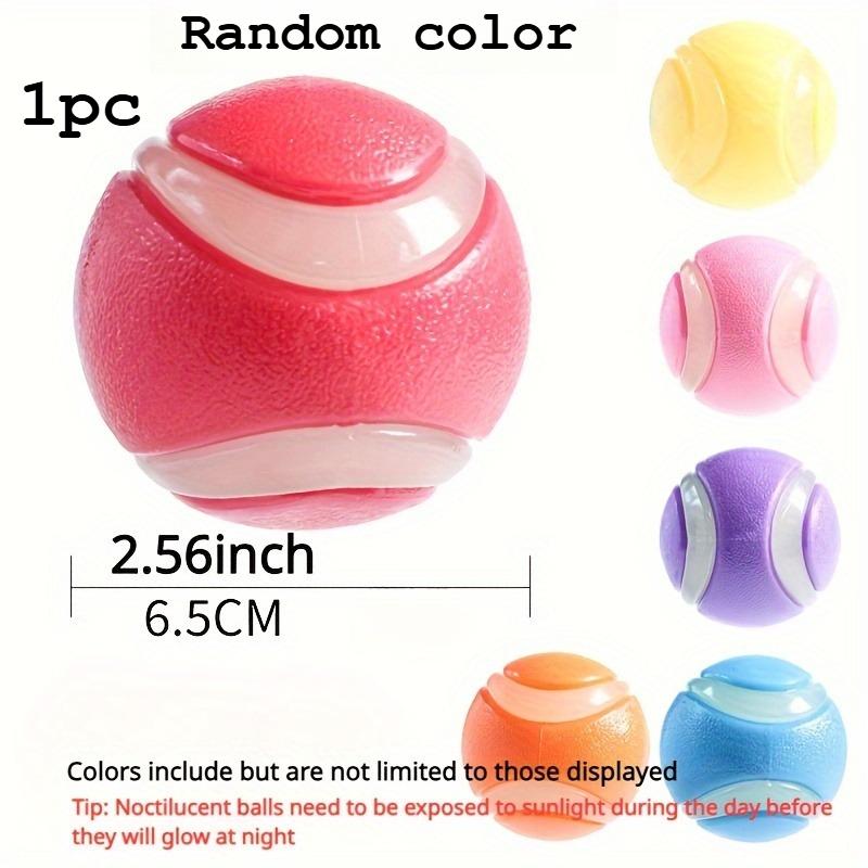 

Squeaky TPR Dog Ball Toy - Durable, Bite-Resistant Chew Toy for Dental Health & Interactive Play, Random Color