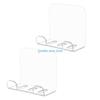 B0KB Pack Of 2 Wall Mounted Cellphone Stand For Bedroom Office Acrylic Organizers Mobile Device Storage Solution