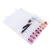 Set de accesorii pentru sudură TIG, 55 de bucăți, conector cu cupă de sticlă, clemă electrod, capac frontal PTFE pentru WP 17 18