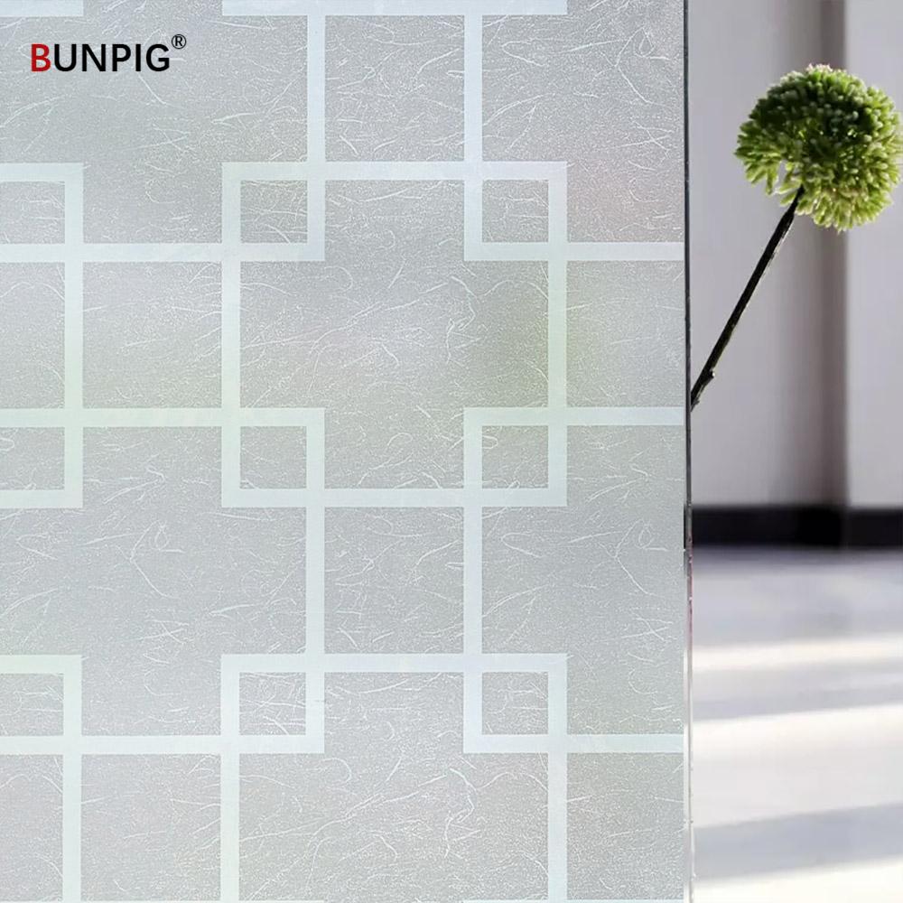 Película para Janela Privacidade, Película Vitral, Adesivos de Vidro Opacos Foscos, Vinil Bloqueador de Sol para Porta, Casa, Escritório