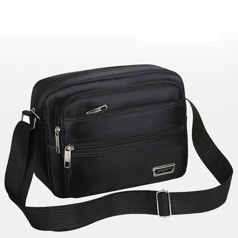 

Модная нейлоновая повседневная сумка-кошелек, парусиновая сумка через плечо на одно плечо, ткань Оксфорд, сумка большой вместимости чёрный