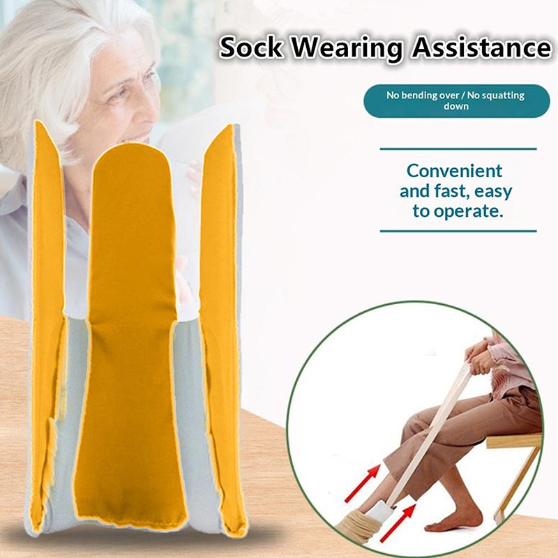 1 Pcs Blue Auxiliary Sock Dressing Tool No Need To Bend Over To Dress Socks Convenient Sock Dressing Tool For Pregnant Women