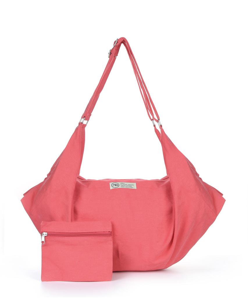 The-Abon Multi Cotton Two-Way Tote Bag Blue