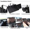 Foldable New Car Computer Rack with Drawer Shelf Car Steering Wheel Seat Back Laptop Tray Food Drink Table Holder