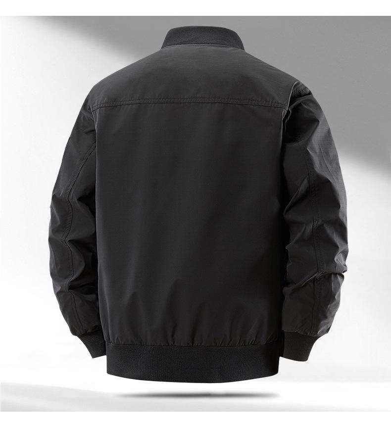 Men's Windproof Casual Jacket – Trendy, Versatile, and Comfortable Lapel Coat for Spring and Autumn Outdoor Sports