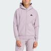 Adidas Z.N.E. Winterized Full-Zip Hooded Track Top Men Jacket Light-Purple IN1847