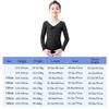 Fashion Long Sleeve Girls Ballet Leotard Cotton Elastic Dance Bodysuit Professional Body Shaping Gymnastic Leotard Girls