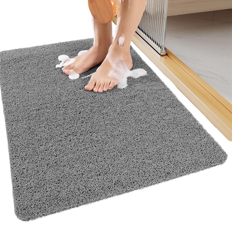 Comfortable PVC Modern Puzzle Pattern Non-Slip Shower Bath Mat with Suction Cups Quick Drying Easy Cleaning for Home Hotel Use