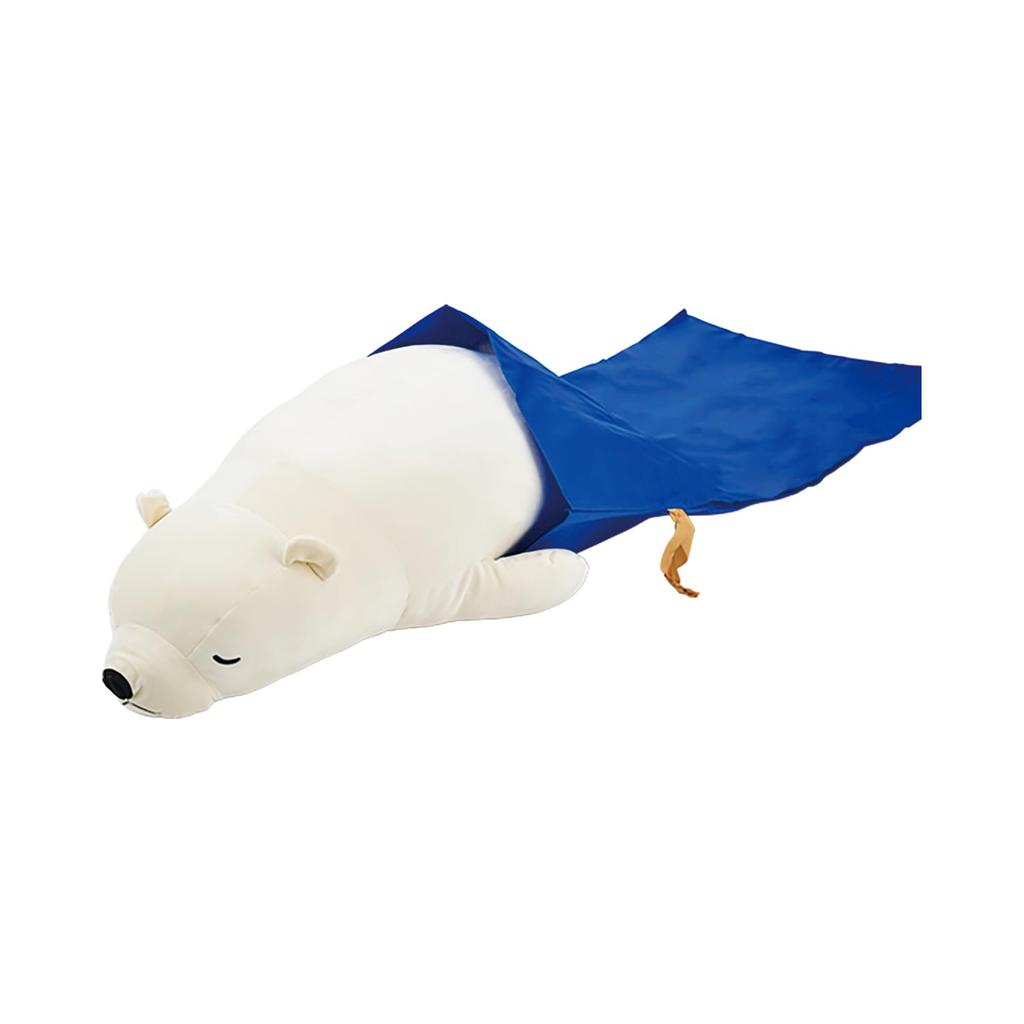 Livheart Body Pillow Premium Nemunemu Animals Lucky the Polar Bear BIG Size Fluffy and Squishy Stuffed Animal 28979-11
