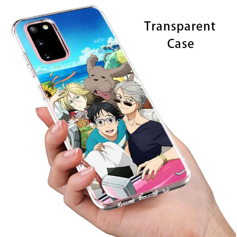 Anime Yuri On Ice For Samsung Galaxy S22 Pro S21 S20 FE Ultra S10 S10E Lite S9 S8 Plus S7 S6 Edge Soft Phone Case