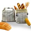 Reusable Beeswax Bread Bags Organic Linen Reusable Food Wrap Bags  Homemade Sourdough Storage
