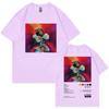 Rapper J Cole Music Album Double Sided Graphic T Shirts Fashion Hip Hop Short Sleeve Tshirt Unisex Casual Loose Cotton Tshirts